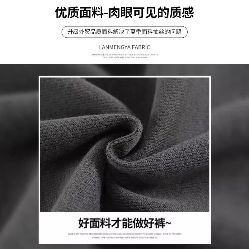 Grey Sports Pants Women'S Loose Straight Leg Wide Leg Pants Small Sweatpants American Style - Image 4